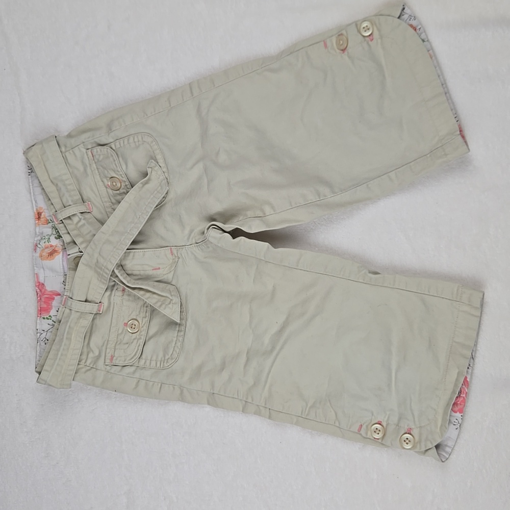 NWOT Janie and Jack 3T Khaki Pants with Belt and Pockets